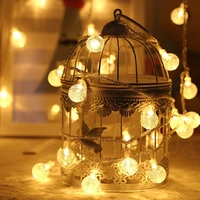 10m eu led string lights fairy gypsophila bubble ball lamp holiday lighting garland battery indoor for christmas wedding decor