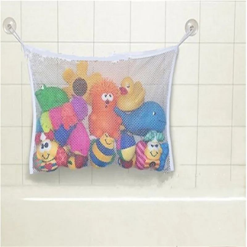Baby Bathroom Mesh Bag For Bath Toys Bag Kids Basket For Toys Net Cartoon Animal Shapes Waterproof Cloth Sand Toys Beach Storage