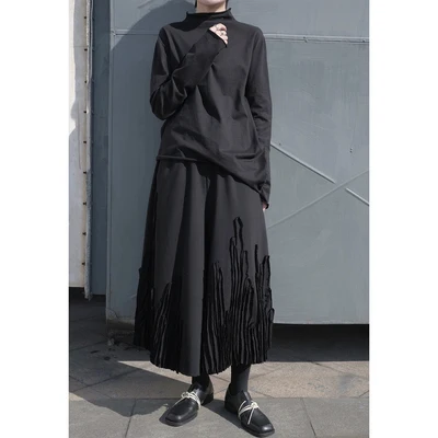 Темно-новый осенний стиль маленькое асимметричное хлопковое нижнее белье с