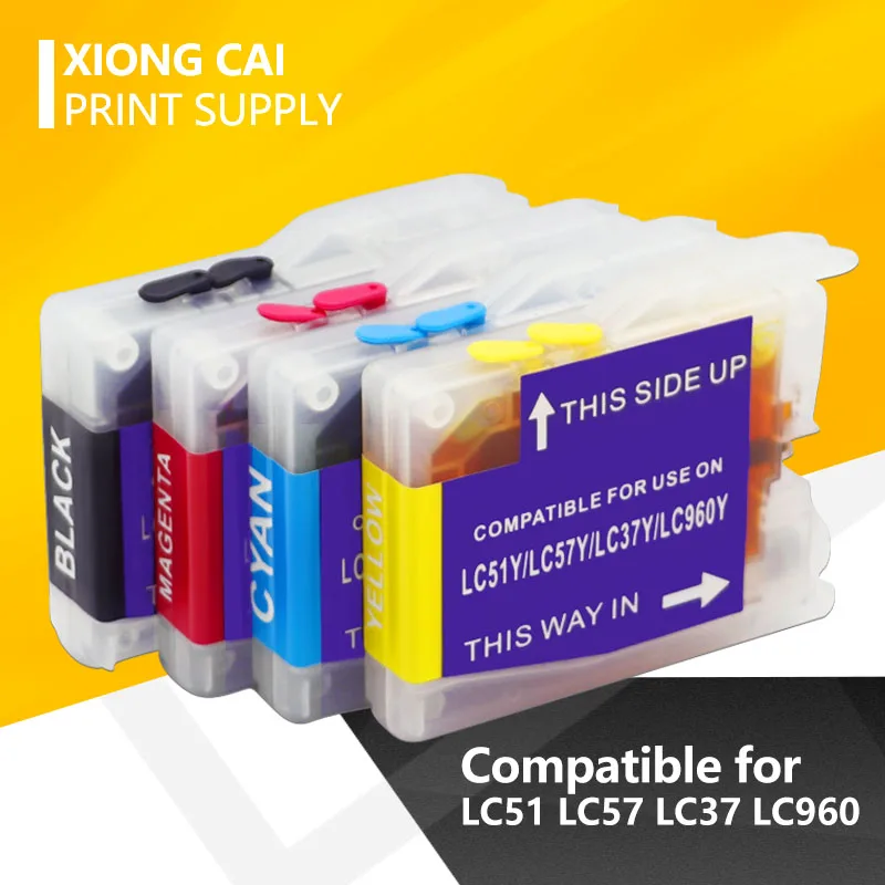 

LC10 LC37 LC51 LC57 LC960 LC970 LC1000 refill ink Catridge for Brother DCP-130C DCP-330C 340CN MFC-685CW MFC-845CW MFC-885CW