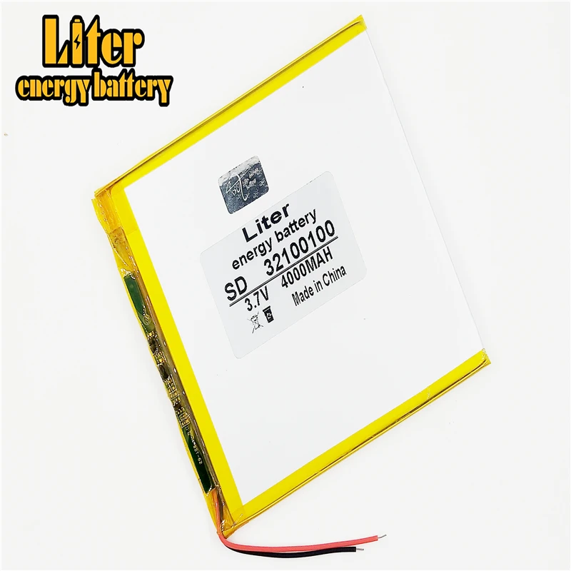 

best 3.7V lithium polymer battery 32100100 4000MAH mobile power DIY tablet computer