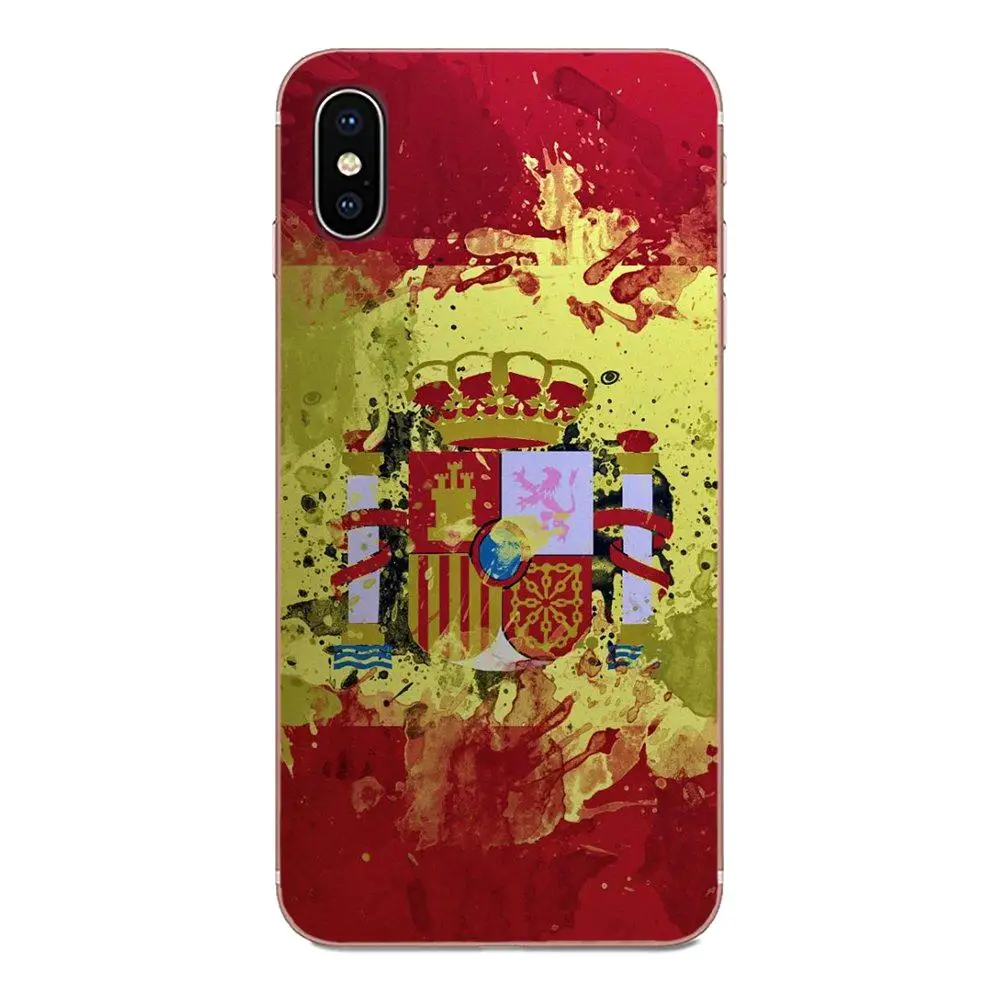 Ретро винтажный Испанский флаг стиль дизайн для Galaxy Alpha Note 10 Pro A10 A20 A20E A30 A40 A50 A60 A70