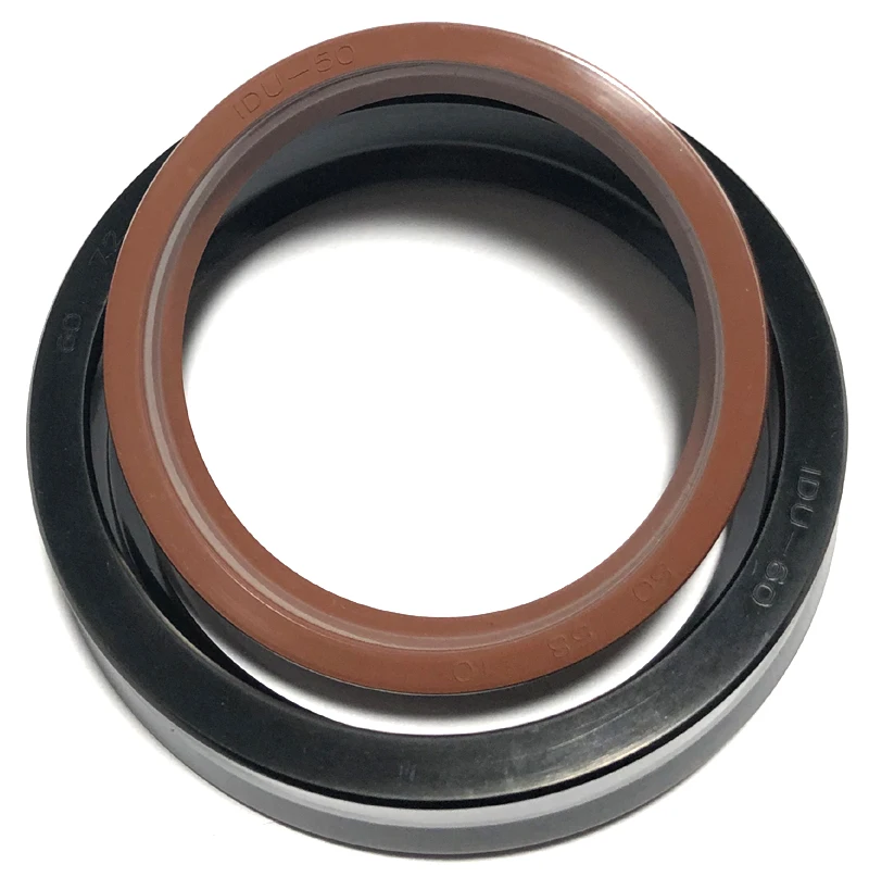 

IDU YXD 50*58*10 50x58x10 55*63*10 55x63x10 Brown FKM FPM Black NBR Rubber Cylinder Groove Piston Rod Shaft Oil Seal Ring Gasket