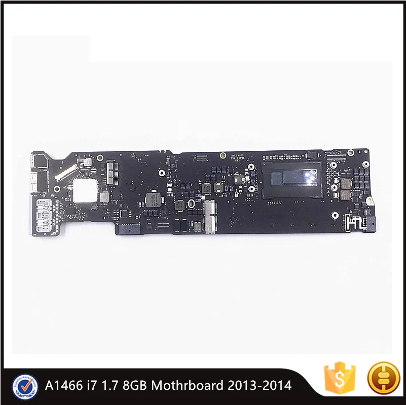 

Материнская плата для ноутбука Macbook Air 13,3 ''A1466, материнская плата 2013 2014 года i7 1,7 ГГц 8 Гб 661-7479 820-3437-B MD761, замена