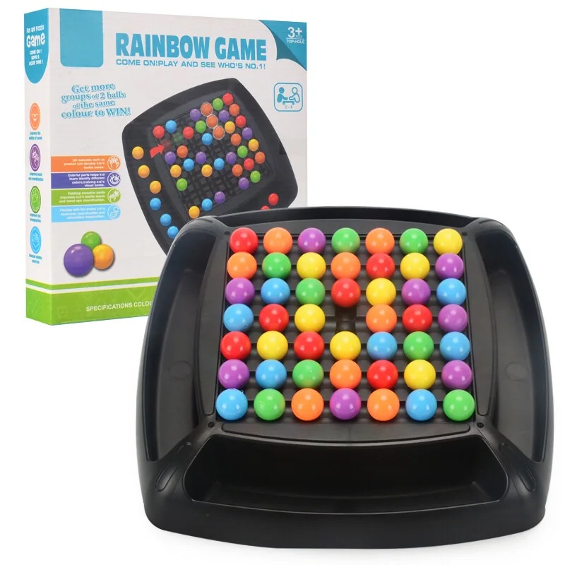 

Rainbow Ball Elimination Game Puzzle Parent-child Interactive Games Fun Family Table Game Puzzle Toys Gifts Newest