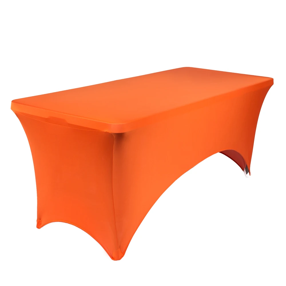 6 футов стрейч спандекс крышка стола прямоугольная эластичная скатерть для