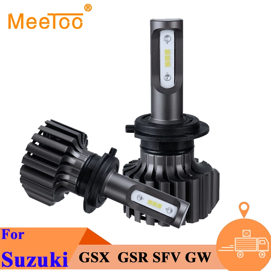 Светодиодные мотоциклетные фары V1s HS1 Led H1 H4 H7 HB3 HB4 H11 10 000 лм 6500K Противотуманные для