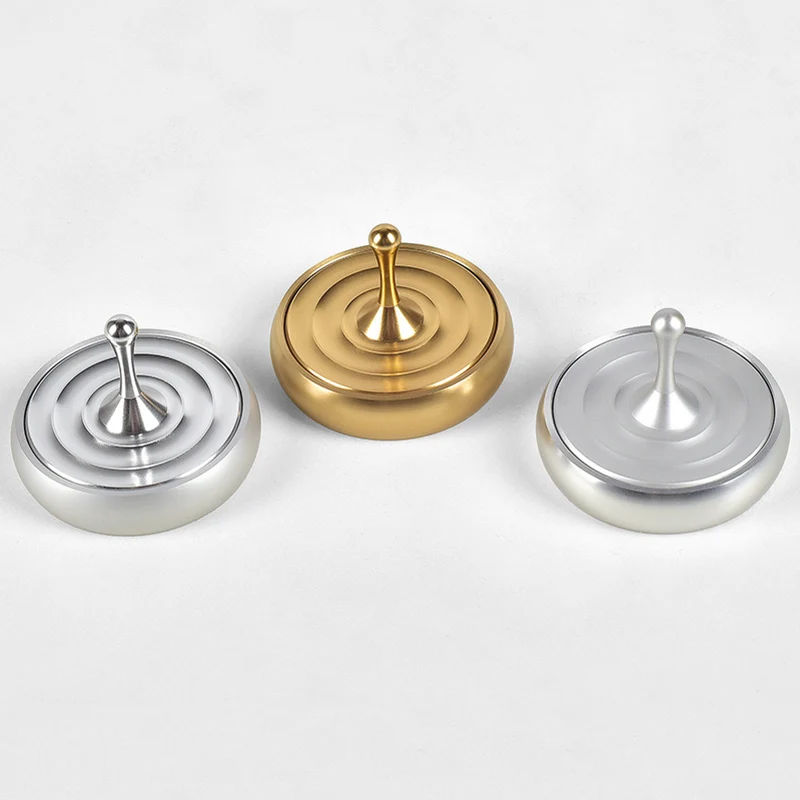 Stainless Steel Desktop Spinner Spinning Water Drop Tops Gift Adults Fingertip Toy Kids Anti Stress Desk Toys for Childrend | Игрушки и