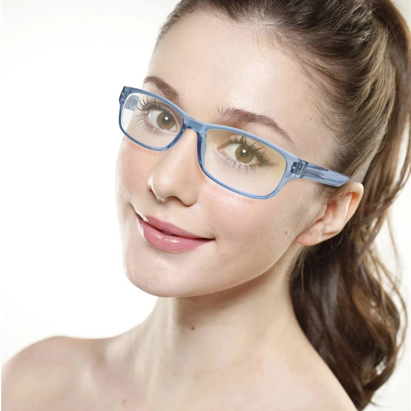 

Blue Light Blocking Glasses Fashion Square Women/Men Eyeglasses Anti Blue Ray Computer Glasses Anti Eyestrain Non Prescription