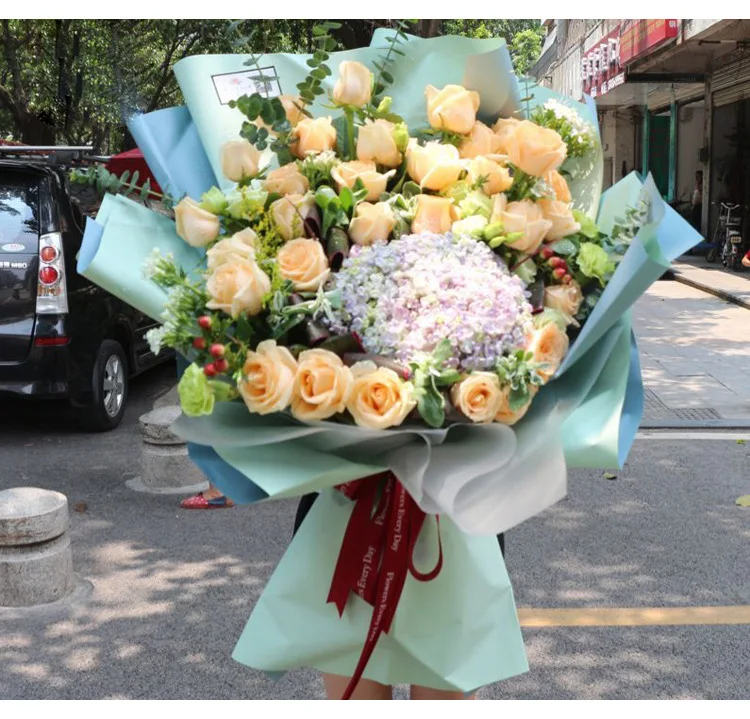 20 шт упаковочные материалы для цветов Tanabata цветы оберточная бумага 7 шелк