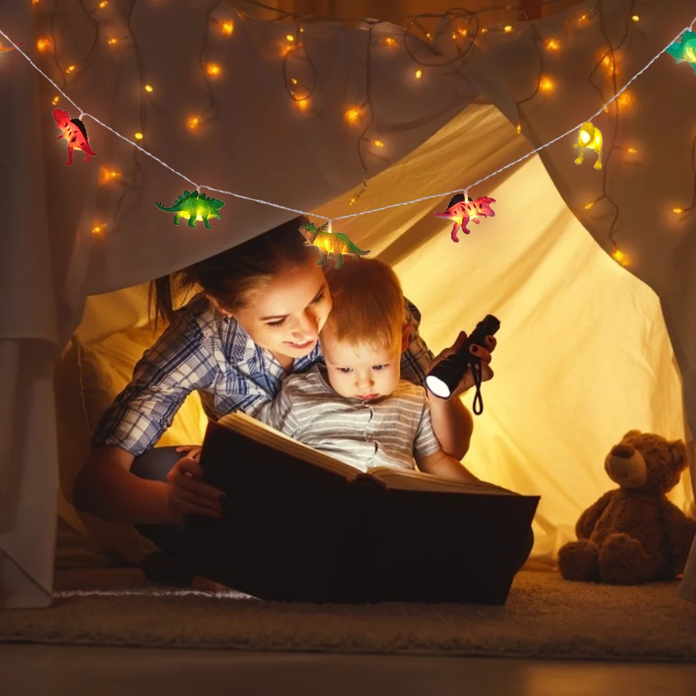 

1 Set Imitation Dinosaurs Light Kid Bedroom String Light Battery String Light