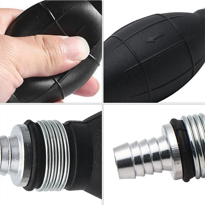 Ручной топливный насос универсальный резиновый алюминиевый для сборки линии