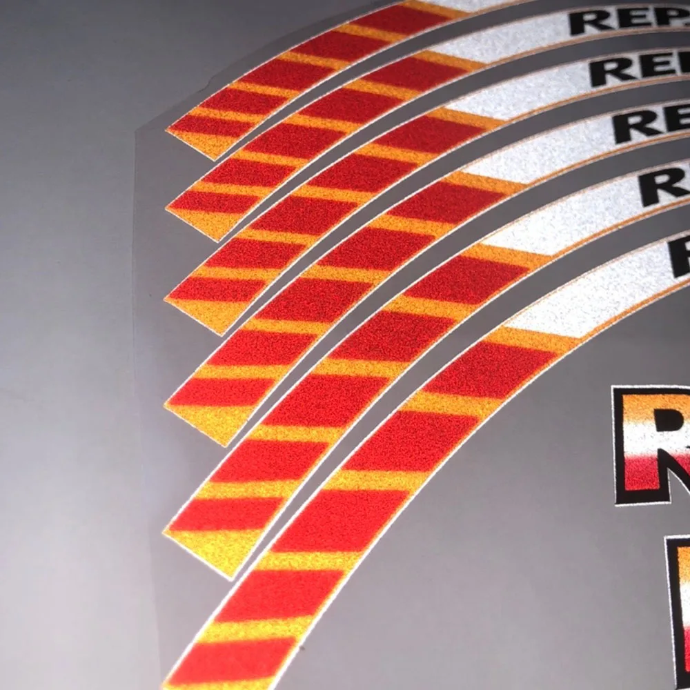 12 шт. светоотражающие наклейки на обод мотоцикла HONDA REPSOL repsol | Автомобили и