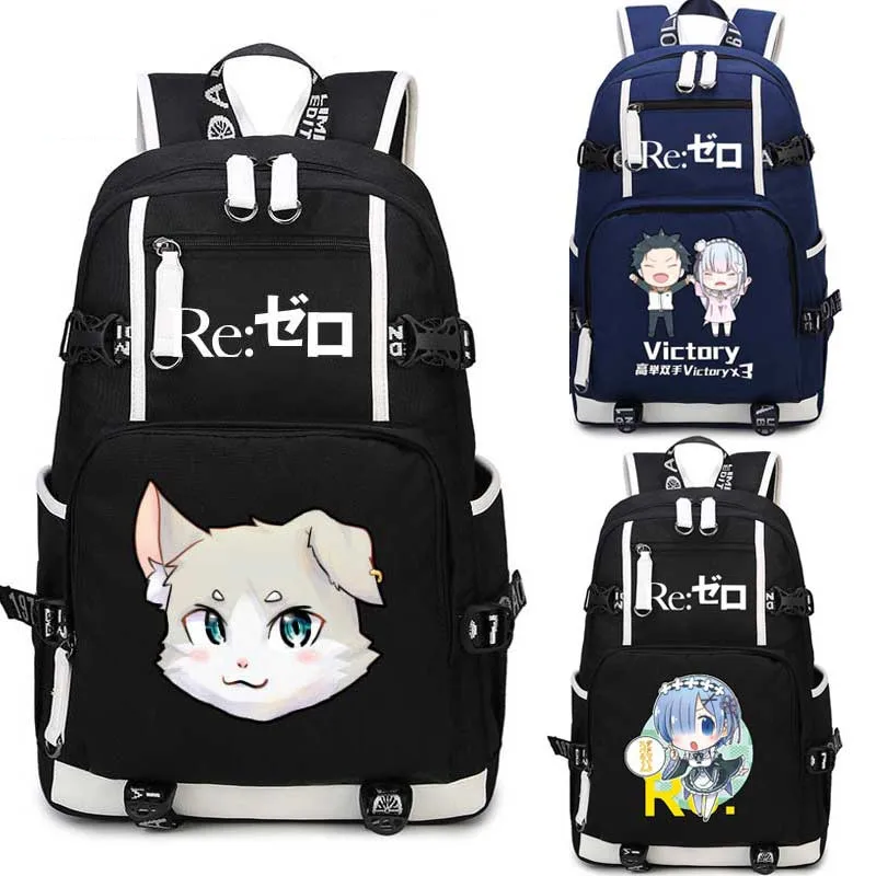 Re: жизнь в другом мире от нуля рюкзак сумка унисекс школьные сумки студенческая