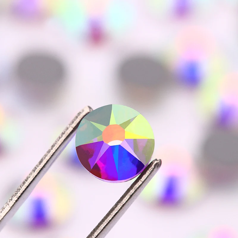 Кристаллические стразы АВ Flatback Стразы с горячей фиксацией алмазной окраской