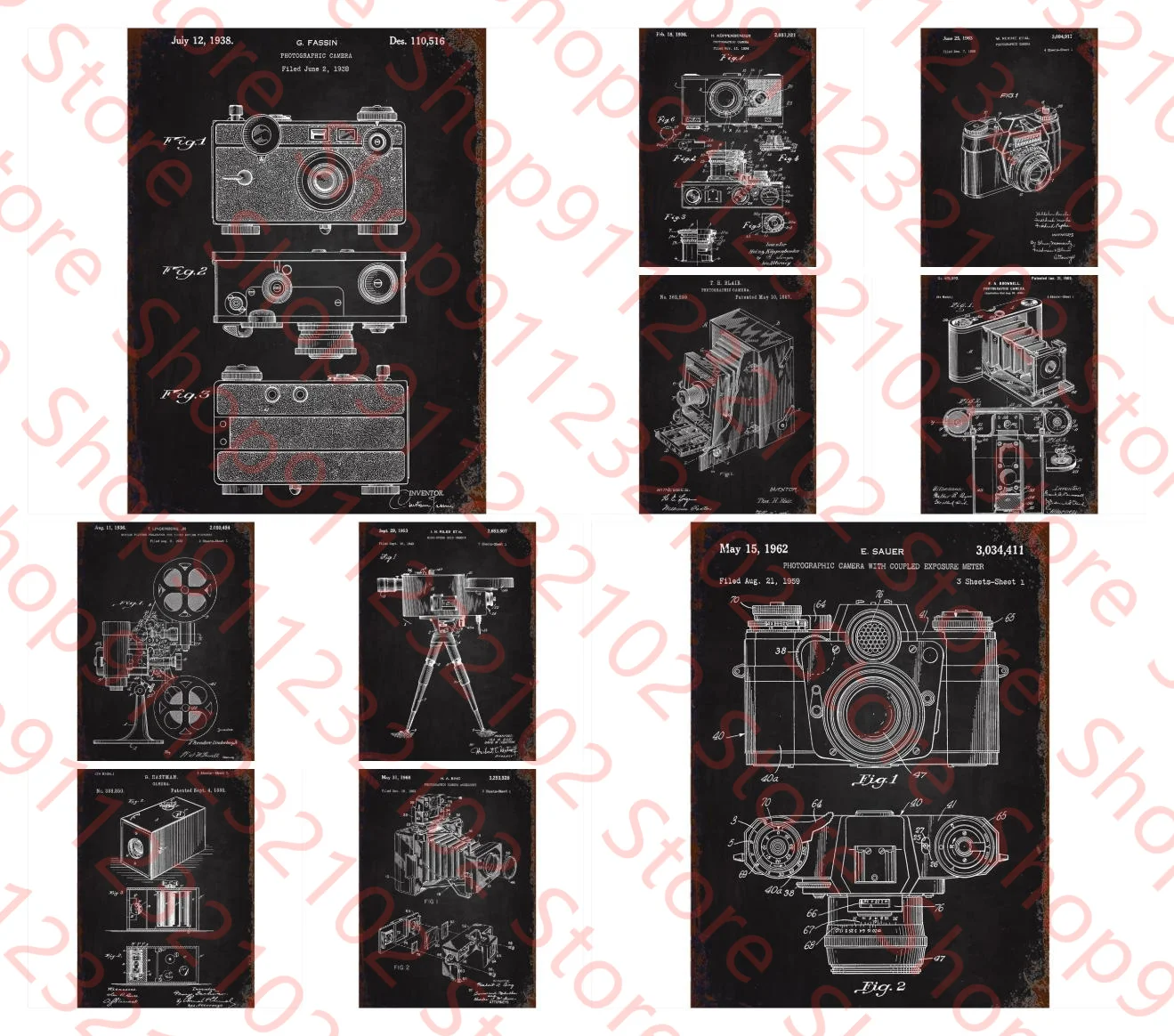 

Фотография конструкции фотоаппарата, металлическая табличка, фотография для улицы, дома, дома, бара, двери, декор стен, потертый шик, декор д...