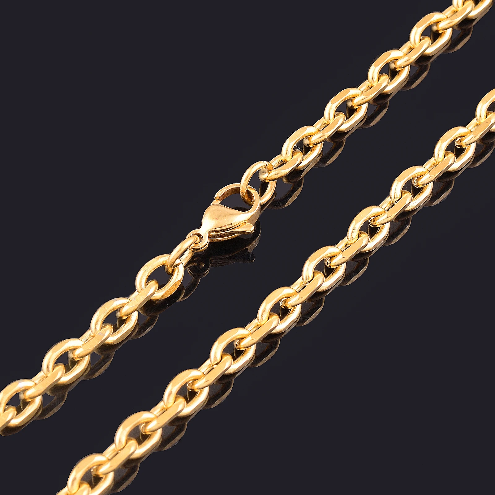 Ожерелье из нержавеющей стали с кубинской цепью 1 6/2 4/3/4/5 мм|fashion jewelry|jewelry fashioncuban