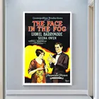 CP1094 лицо в тумане классический горячий фильм печать шелковая ткань плакат внутренняя стена искусство Декор подарок