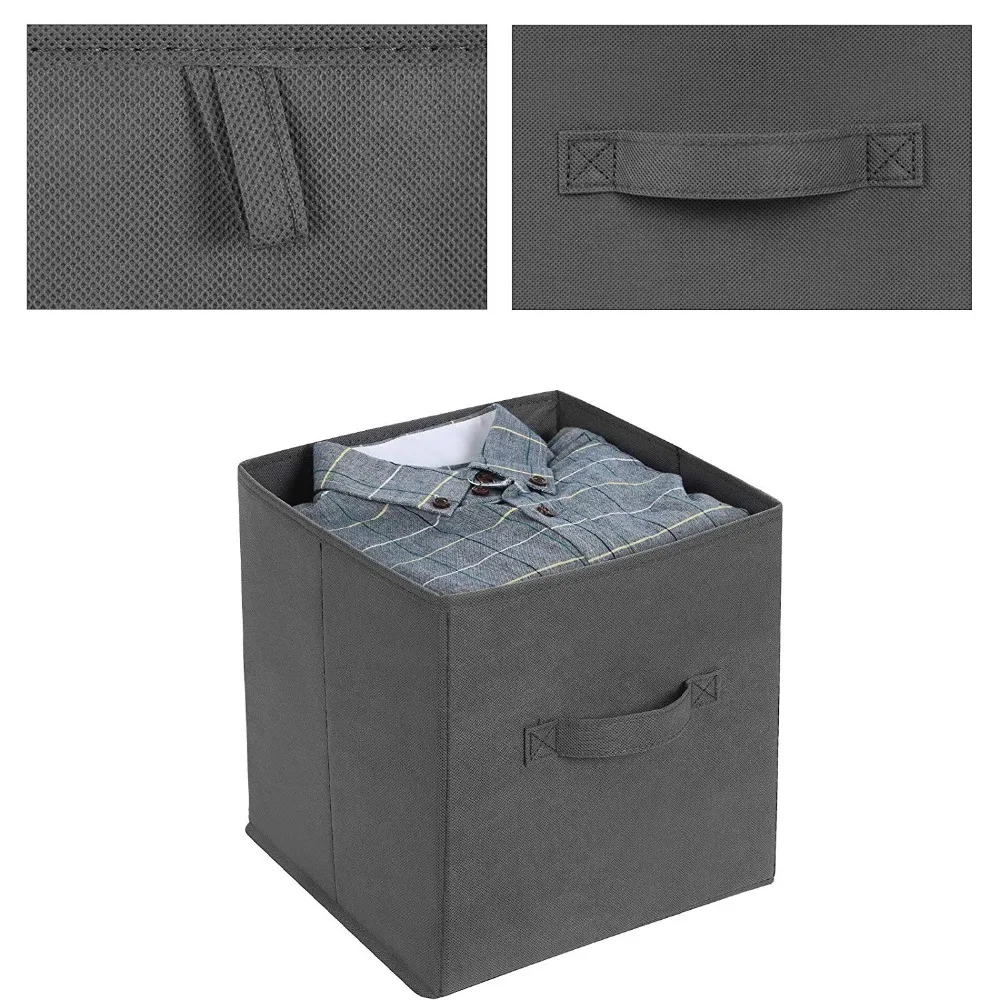 folding Non-Woven Fabric storage box Closet Cubes Bins Organizer kid toy storage bins Offices for storage Organization