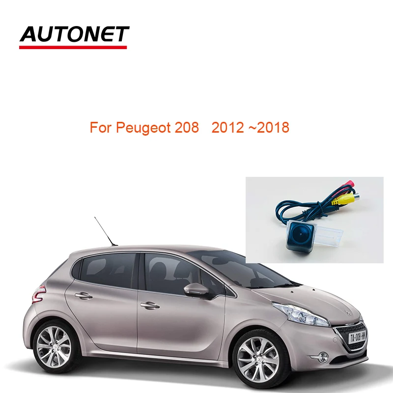 

HD 1280*720 заднего вида Камера для Peugeot 208 2012 2013 2014 2015 2016 2017 2018 Автомобильный Обратный парковочный аксессуары/номерной знак