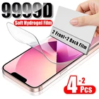 Передняя задняя полная гидрогелевая пленка для iPhone 12 11 Pro Max Защитная пленка для экрана на iPhone 6 7 8 Plus X Xr Xs Max 12 Mini Not Glass