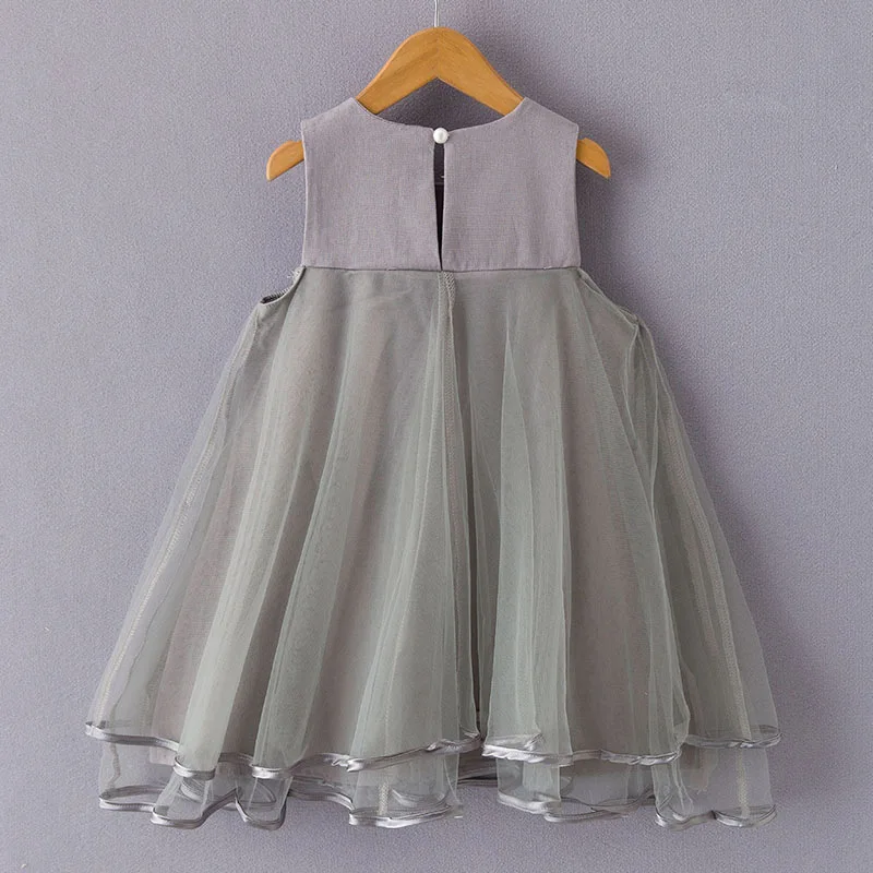 Детское летнее платье с цветочным рисунком для девочек праздничные Платья