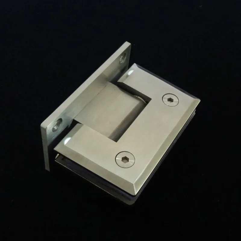 Стеклянная дверь 90 градусов зажим для ванной комнаты 304 Нержавеющая сталь