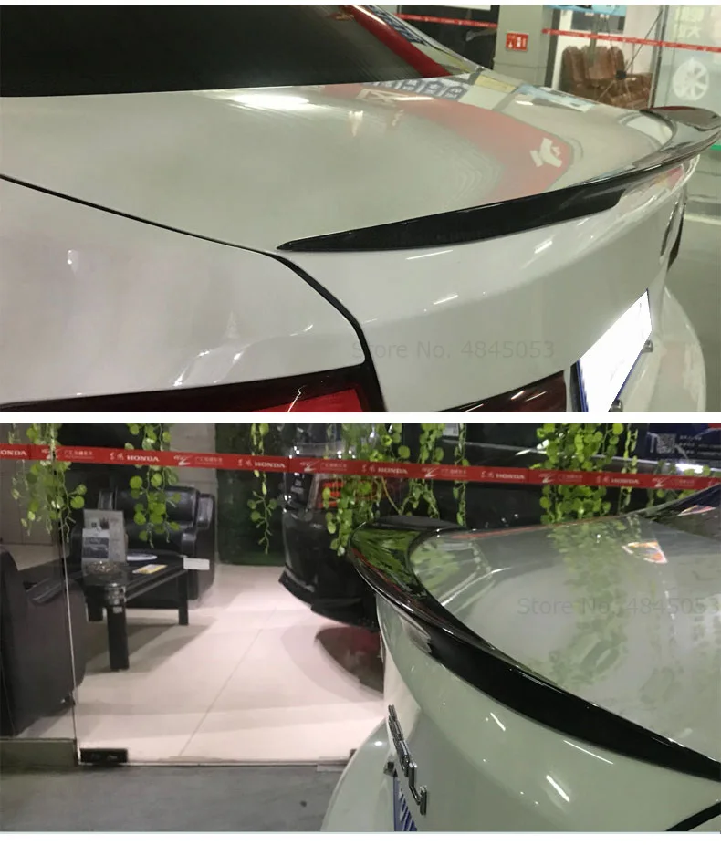 Автомобильные украшения задний спойлер из углеродного волокна багажник крыло