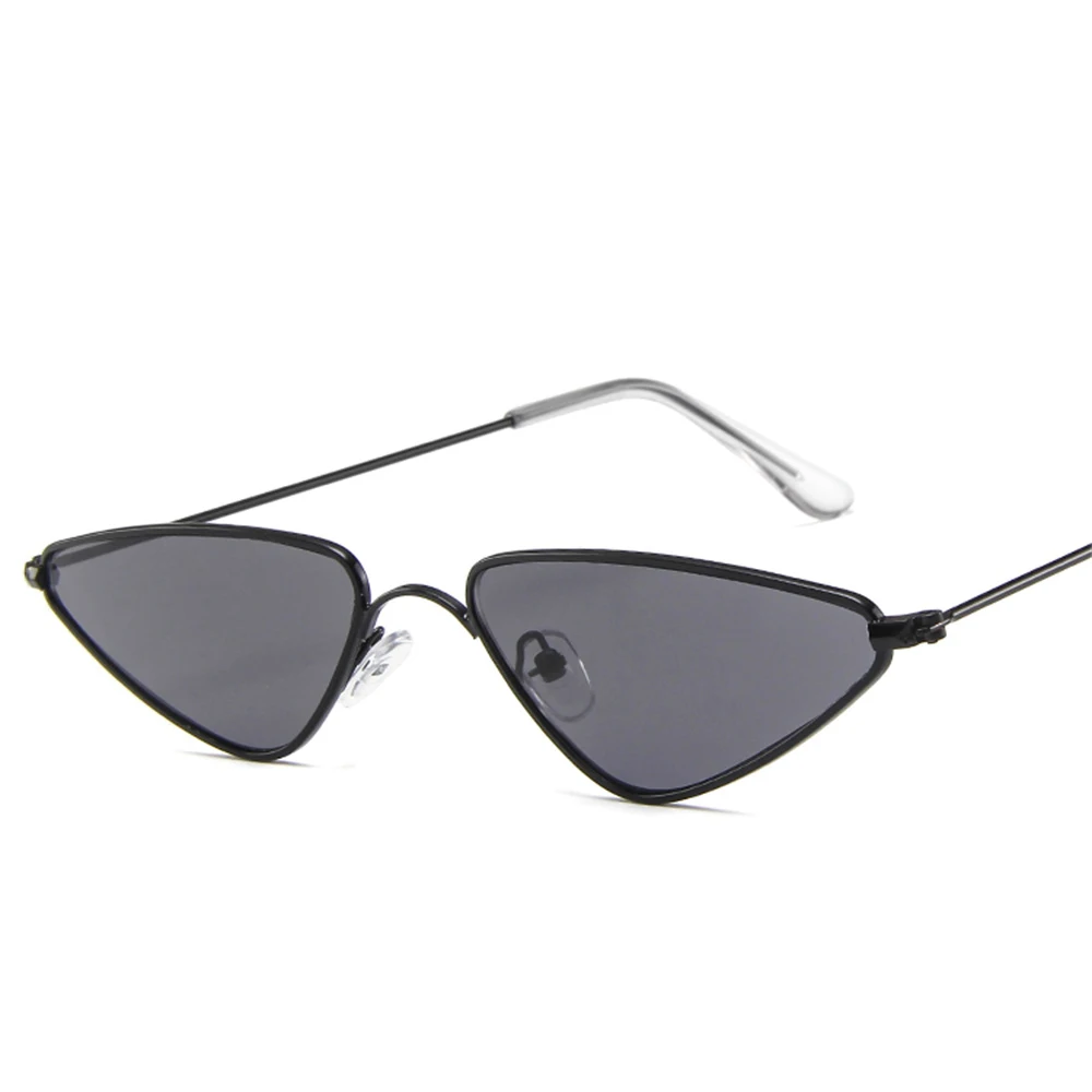 

Trend New Small Frame Sunglasses Fashion Triangle Metal Frame Glasses Popular Multicolor Famous Brand High-end Design UV400