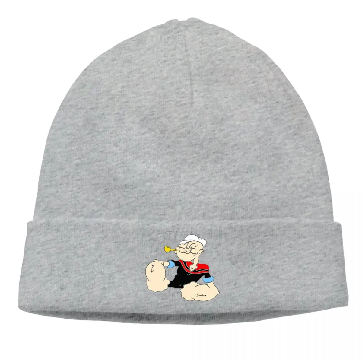 

Popeye The Sailor Spinach Cartoon Skullies Beanies Cool Knitted Bonnet Hats Men Women's Unisex Ski Cap