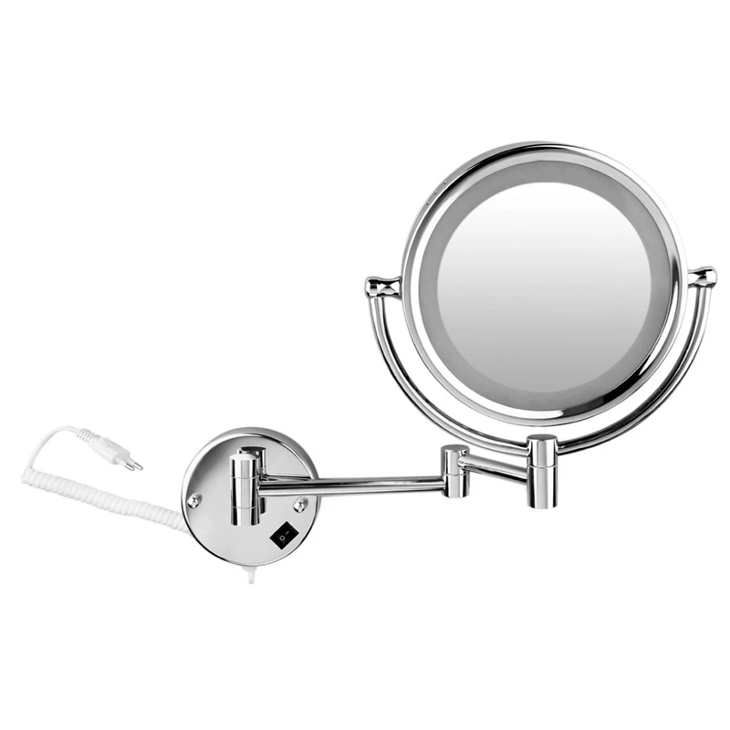 

8,5 дюймов светодиодный великолепный светодиодный настенное зеркало косметическое зеркало Cheval косметическое зеркало 5/7 / 10x зум зеркальная п...