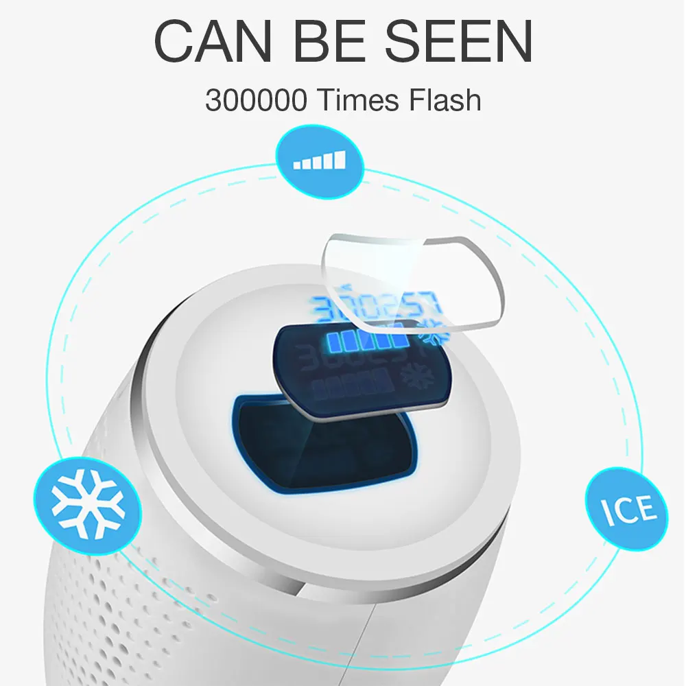 Лазерный эпилятор для удаления волос 300K IPL|Эпиляторы| |