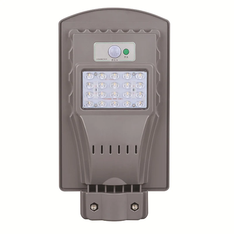 Светодиодный уличный фонарь на солнечной батарее 20 Вт 40 водонепроницаемый IP65