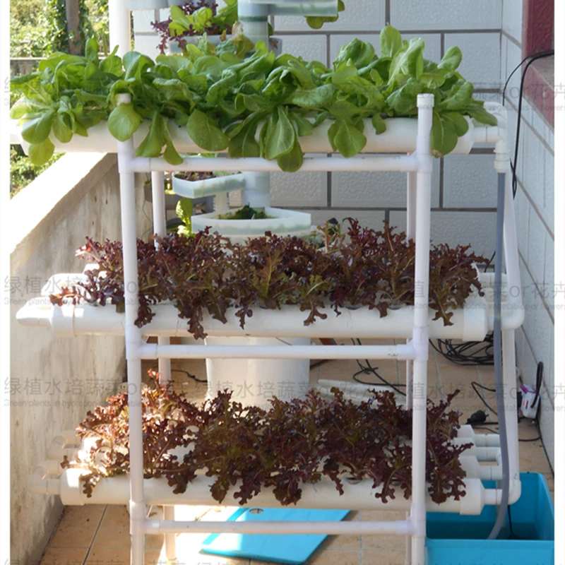 3 слоя 12 труб 108 отверстий для всей семьи балкона овощей ПВХ стойка посадки