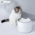 Автоматический керамический водяной фонтан PETKIT для домашних животных, нержавеющая сталь, 1,35 л, 1.1, со светодиодным автоматическим отключением, помпа, водяной диспенсер для кошек
