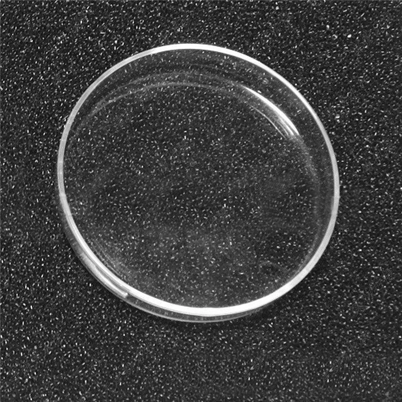 Прозрачная стеклянная еда для кормления креветок Круглая Емкость аквариума