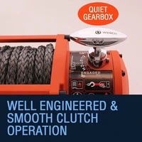 Freeshipping winch car 12v 13500lb Electric Winch Heavy Duty ATV Trailer high tensile nylon rope cable Remote Control Set