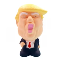 novelty pressure relief toys donald trump squeeze ball funny pressure relief kid doll pu squishy creative decompression toy 2021