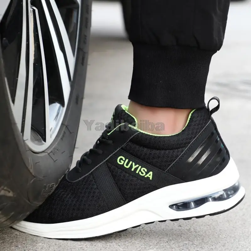 

Lightweight Work Shoes Men Women Safety Shoes With Steel Toe Cap Work Boots Breathable Safety Boots Air Cushion Work Sneakers