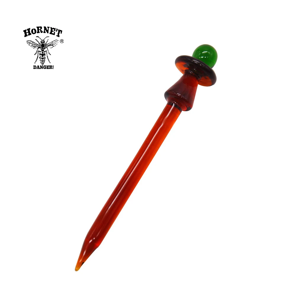 HORNET 5.0 Inch Wax Dab Tool Premium Glass DabblerColorful Thick Pyrex Dabber Tools Quartz Banger Nails Rigs Wholesale | Дом и сад