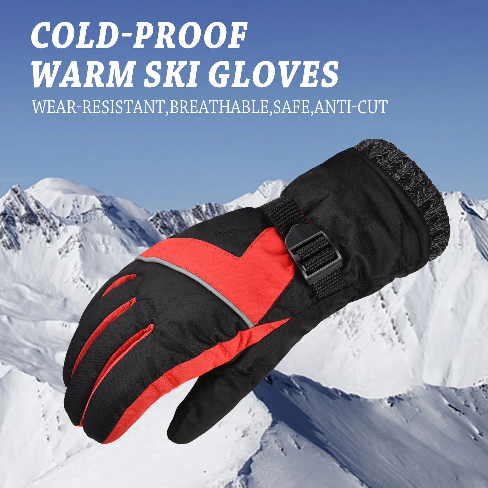 Новинка 2021 лыжные перчатки зимние мужские и женские теплые матовые для женщин