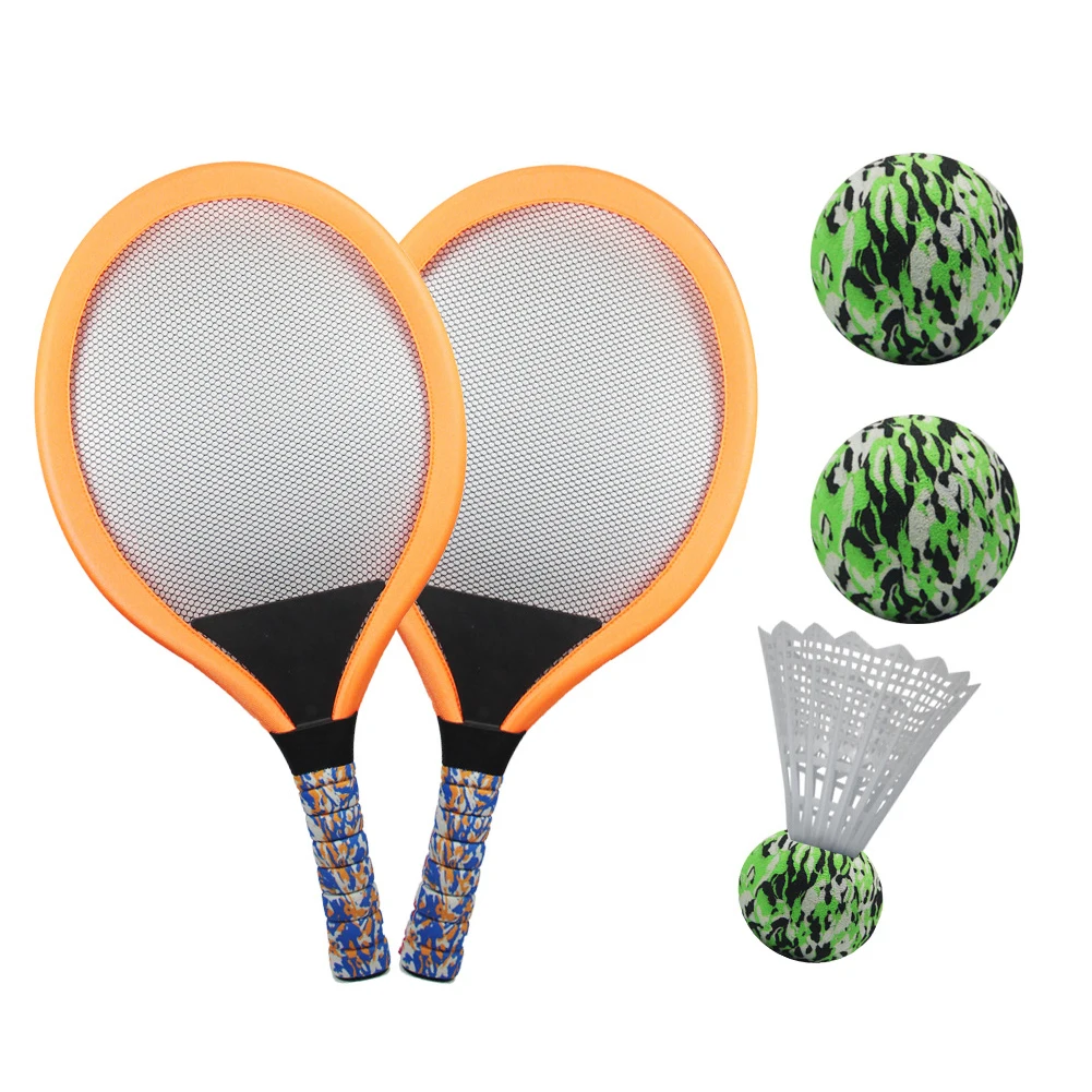 

Tennis Racket Set Practice Outdoor Sports Kindergarten Kids Gift Funny Badminton Ball Training Portable Beach Toy Beginner