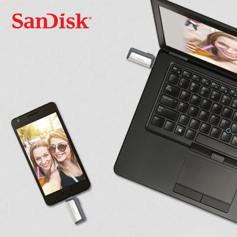Sandisk Pen Drive128GB 256GB SDDDC2 экстремально высокая скорость тип-c USB3.1 двойной OTG USB