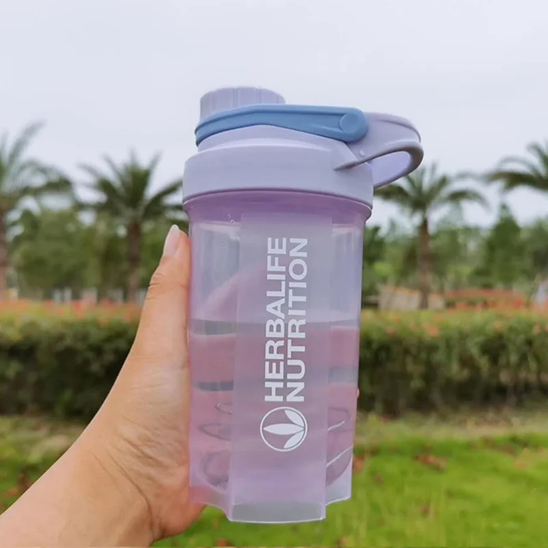 Пластиковая бутылка для воды Herbalife 5 конфет 500 мл портативная прозрачная