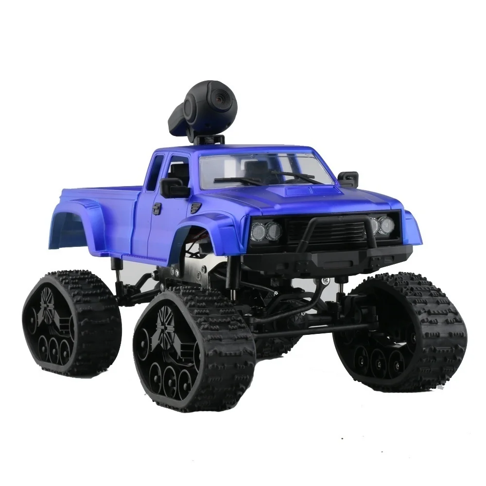 4WD Электрический RC гусеничный грузовик 2 4 ГГц 1/16 Масштаб 480P HD камера Высокая