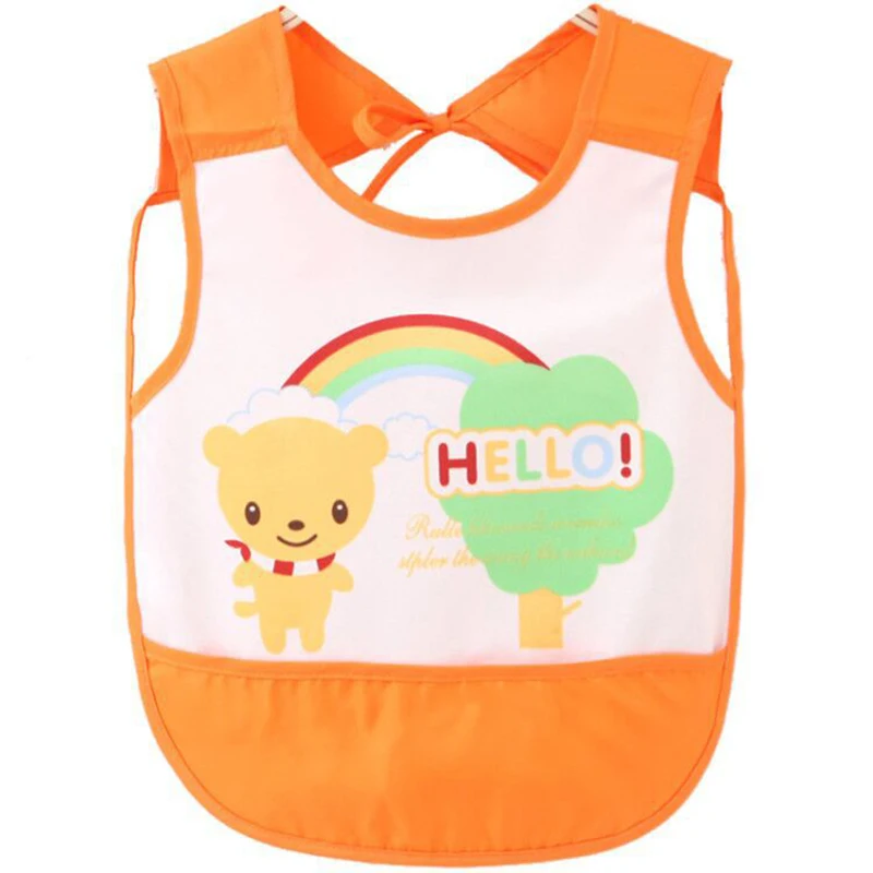 Детские нагрудники водонепроницаемый фартук регулируемый для новорожденных