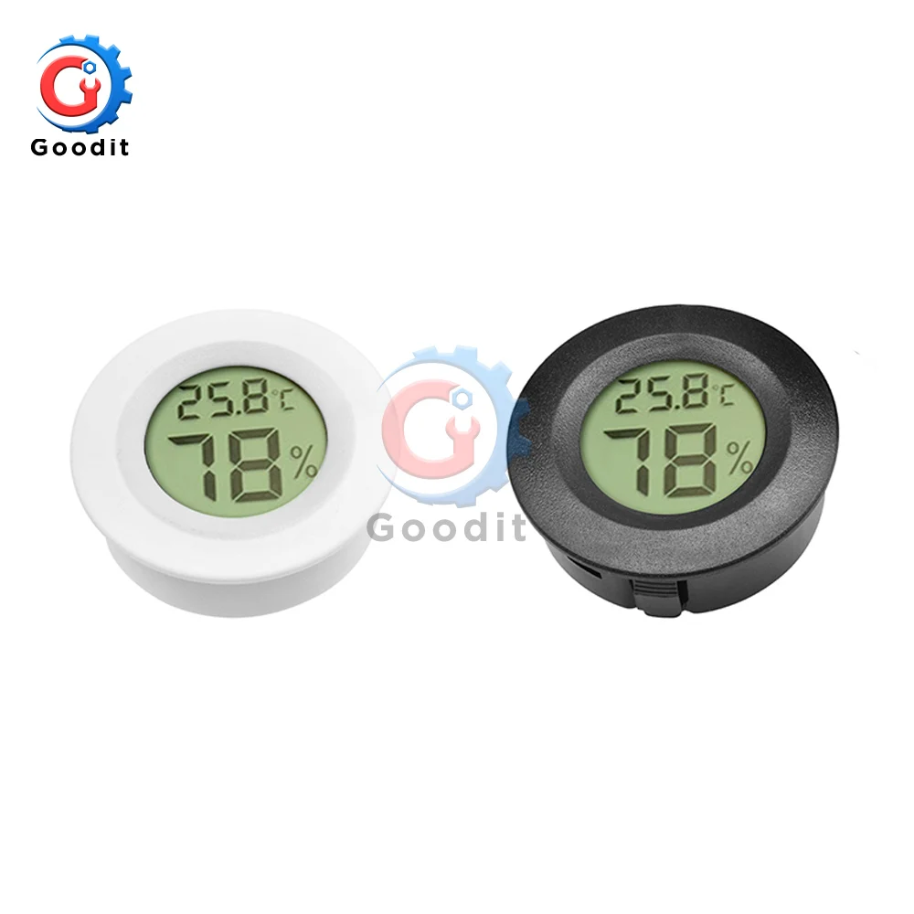 Mini Digital LCD Indoor Convenient Temperature Sensor Humidity Meter Thermometer Hygrometer Gauge indoor outdoor LCD Digital
