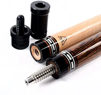 

CUESOUL 58 Inch 19oz 1/2 Maple Billiard Stick Pool Cue Set 11.5mm/13mm Tip[Weight Adjustable]