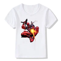 marvel avengers kids t shirt disney superhero deadpool fashion print tshirt children clothes tops birthday gifts for boys girls