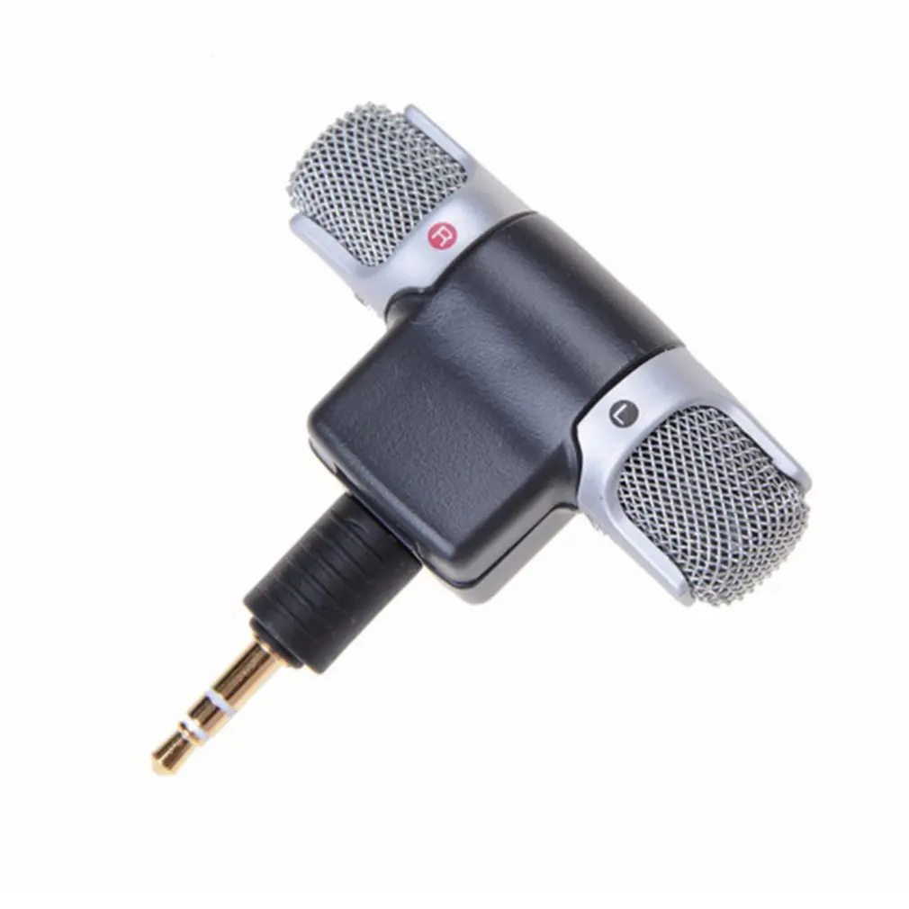 

Mini Jack Microphone Stereo Mic For Recording Mobile Phone Studio Interview Microphone For iPhone Android smartphone laptops PC